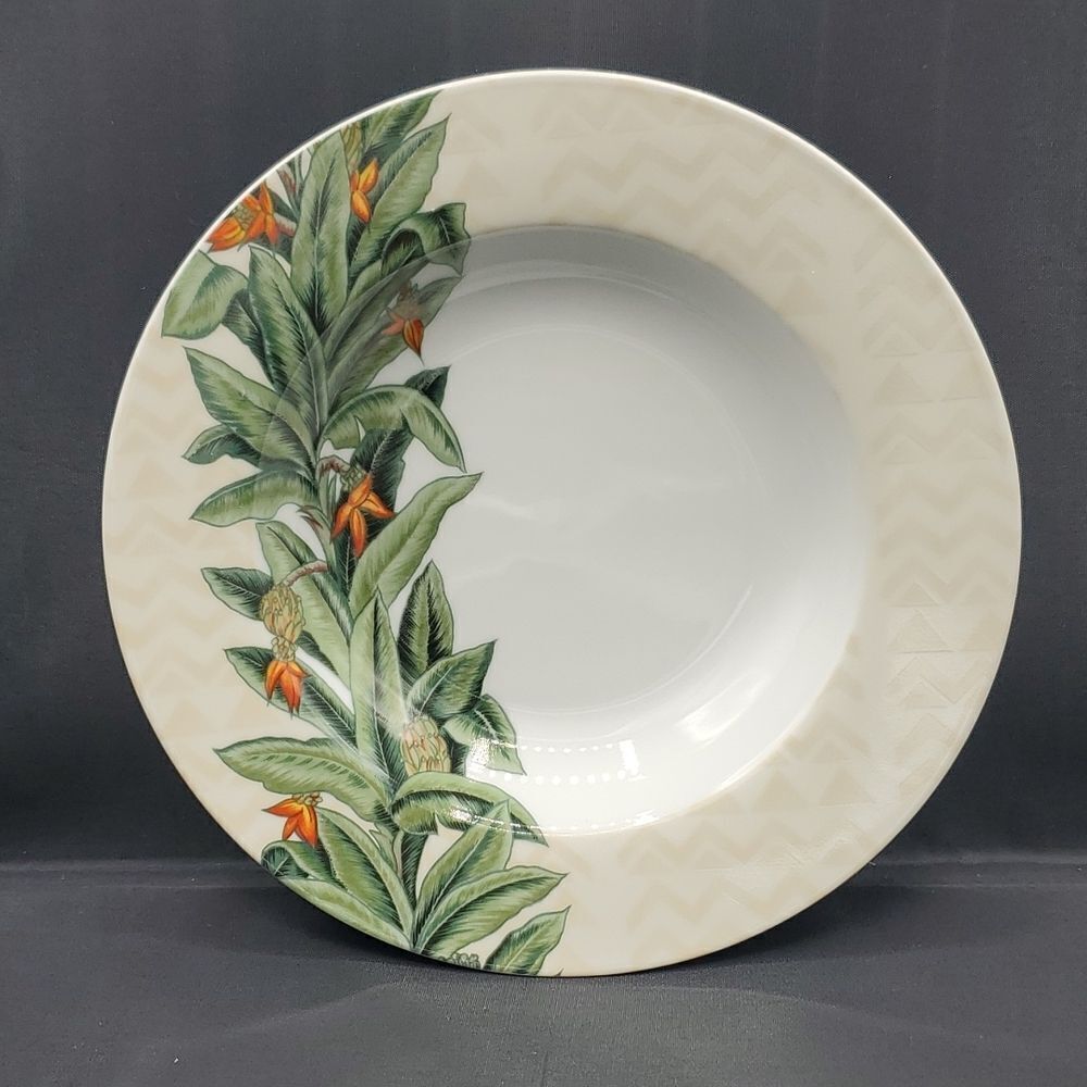 Island Plantations Bird of Paradise Soup Cereal Bowl